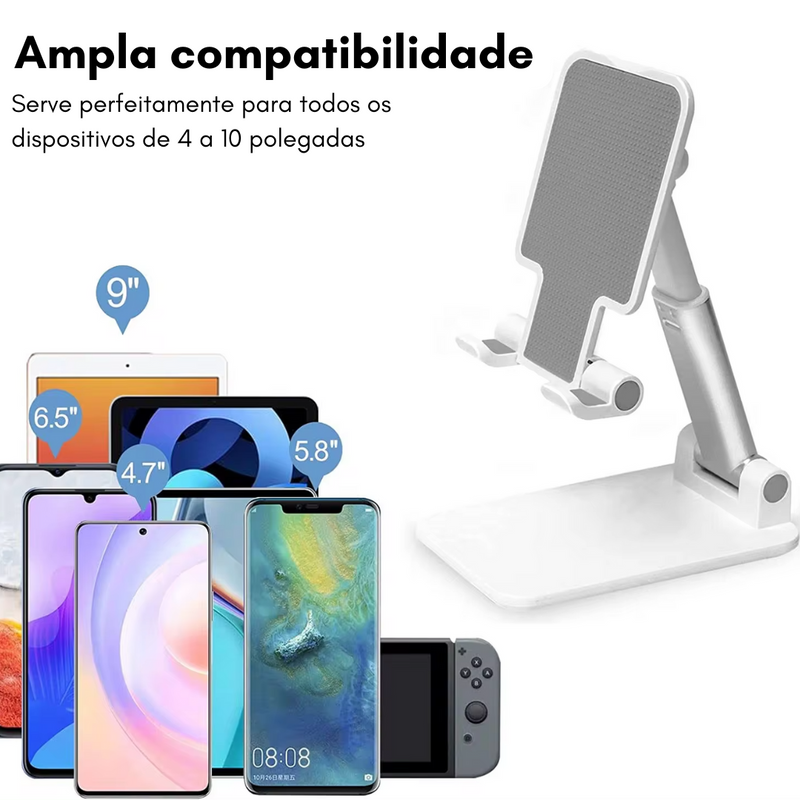 Suporte de Mesa Para Celular e Tablet Dobrável